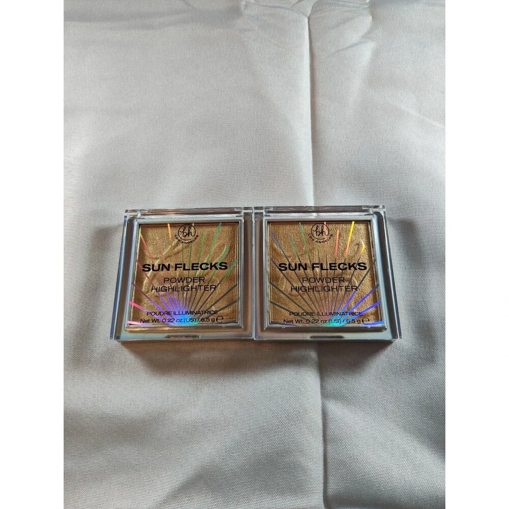 2 Pack BH Los Angeles Sun Flecks Powder Highlighter Golden States Sealed